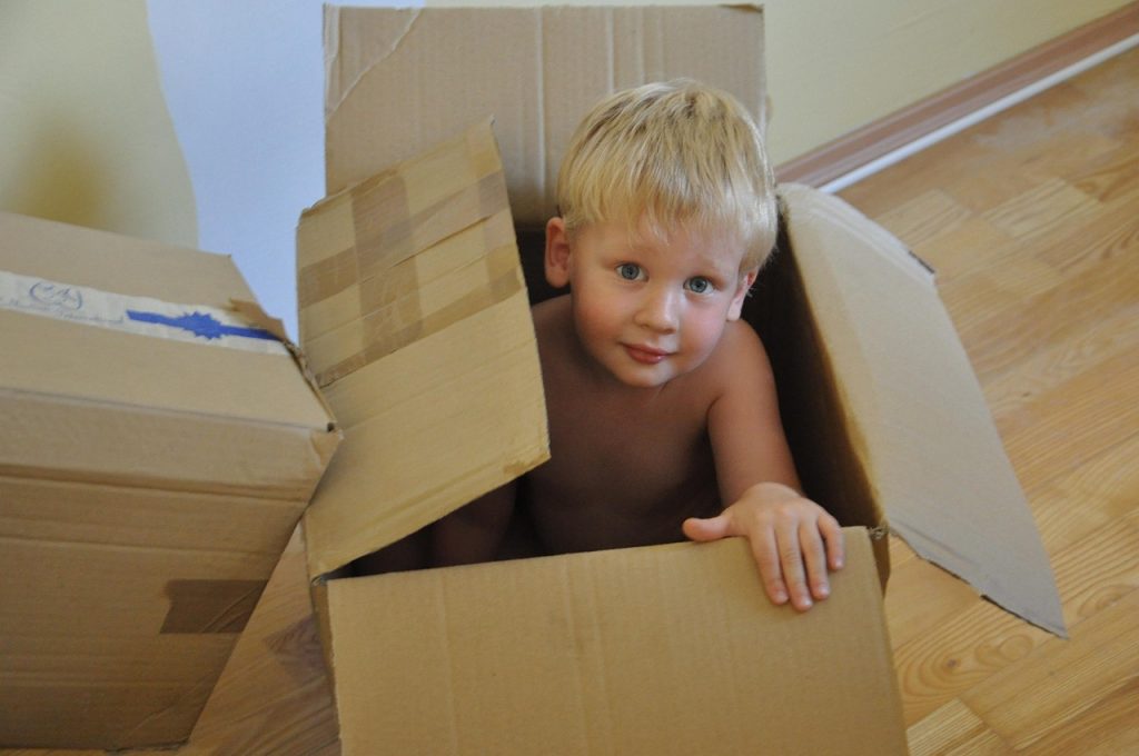 child, boy, game, package, box, kid, gift, moving house, moving house, moving house, moving house, moving house, moving house